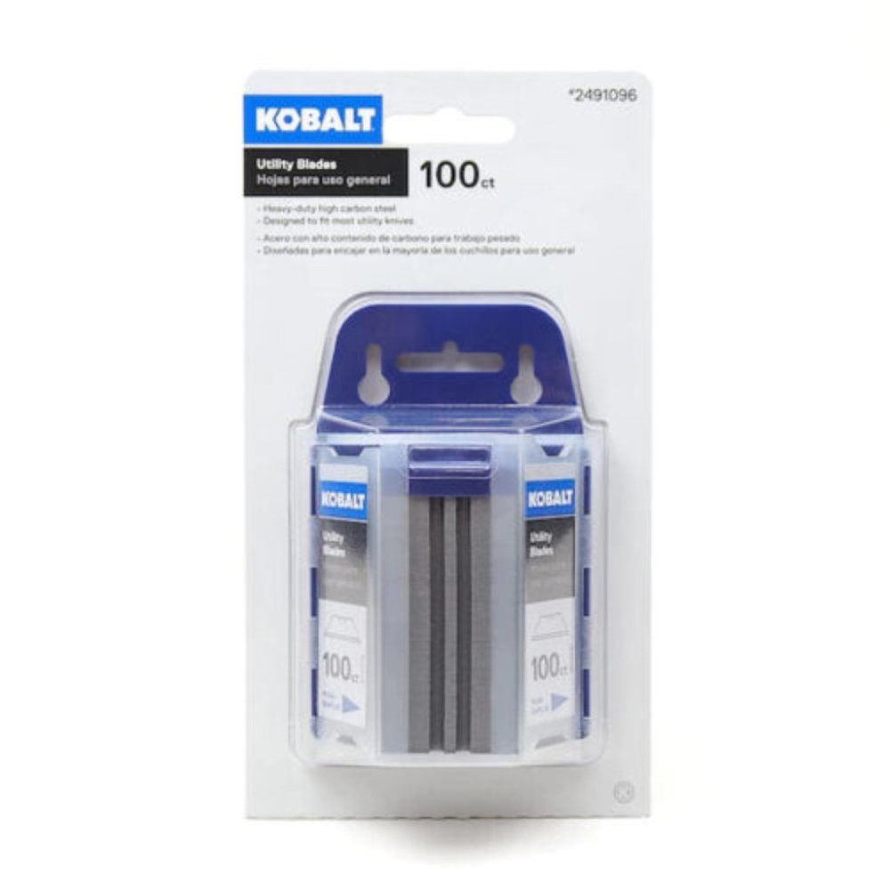 2-KOBALT 100 COUNT UTILITY BLADES BRAND NEW 2491096